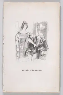 Goodbye, Chansons from The Complete Works of Béranger, 1836. Creator: Jean Ignace Isidore Gerard