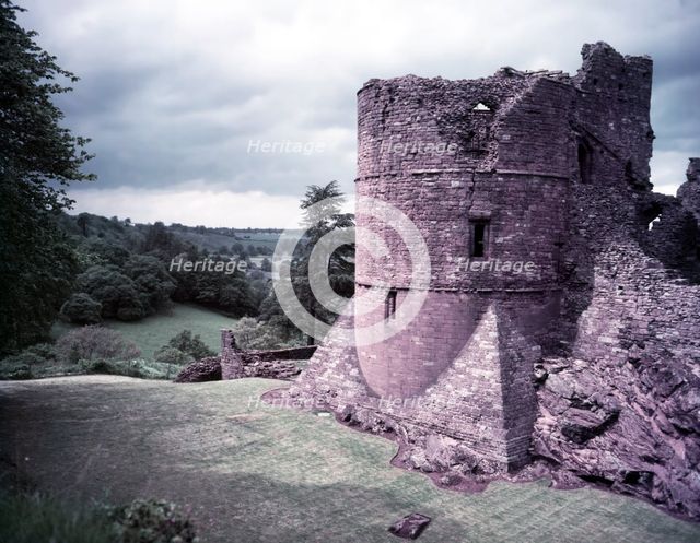 Goodrich Castle, Herefordshire, c1955.  Creator: Arthur Charles Kirby Ware.