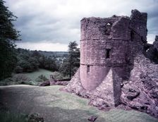 Goodrich Castle, Herefordshire, c1955. Creator: Arthur Charles Kirby Ware