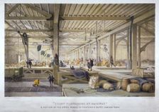 Goods forwarded by railway 19th century. Artist: Thomas Allom