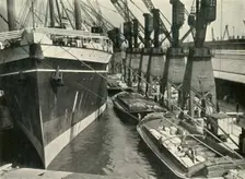 "Goods of Whatever Sort Find Here the Appropriate Facilities for Unloading, Storage and..., 1937. Creator: J Dixon-Scott