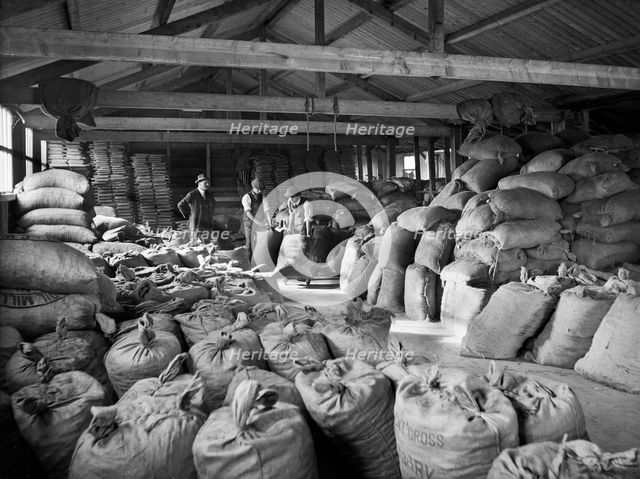 Goods shed, Ulverston Goods Station, Cumbria, 1927. Artist: Unknown.
