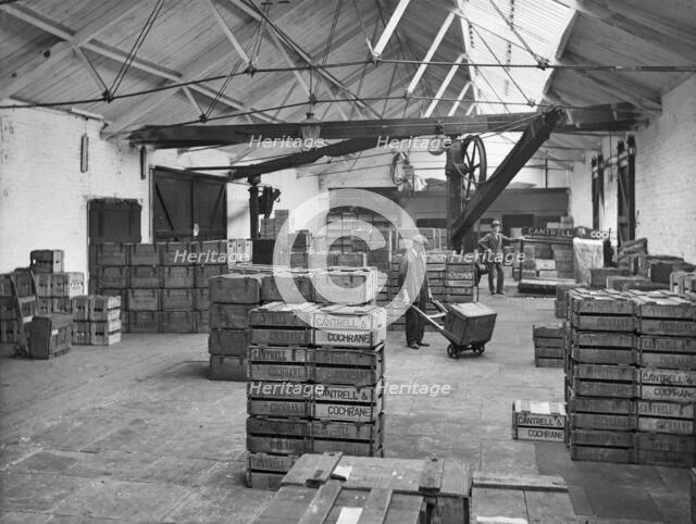 Goods shed, West Lancashire Station, Fishergate Hill, Preston, Lancashire, 1927. Artist: Unknown.