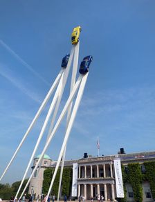 Goodwood Festival of Speed Sculpture in front of Goodwood House 2013