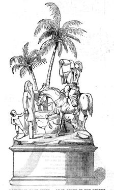 Goodwood Race Prize - Arab Group in the Desert, 1854. Creator: Unknown