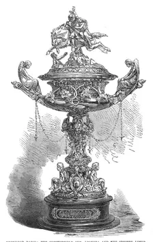 Goodwood Races: the Chesterfield Cup - Leonora and the Spectre Lover, 1865. Creator: Unknown