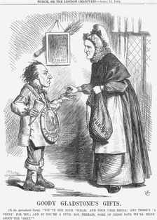 Goody Gladstone's Gifts 1864. Artist: John Tenniel