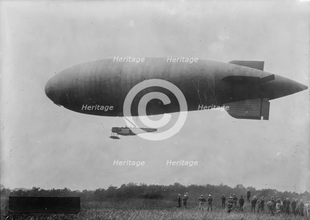 Goodyear dirigible, between c1915 and c1920. Creator: Bain News Service.