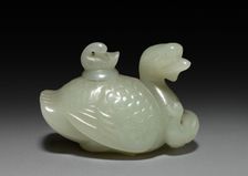 Goose and Goslings , 1700s. Creator: Unknown
