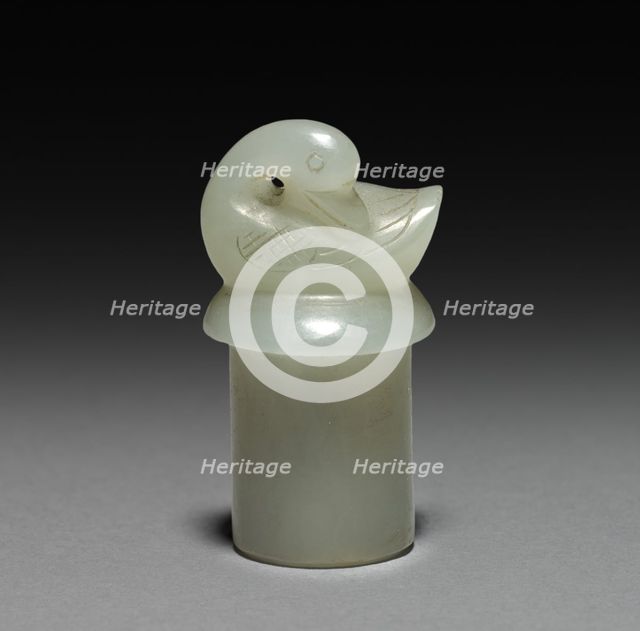 Goose and Goslings (Stopper), 1700s. Creator: Unknown.