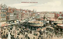 Goose Fair, Market Place, Nottingham, Nottinghamshire, 1907. Creator: Unknown