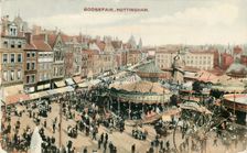 Goose Fair, Market Place, Nottingham, Nottinghamshire, 1907. Creator: Unknown