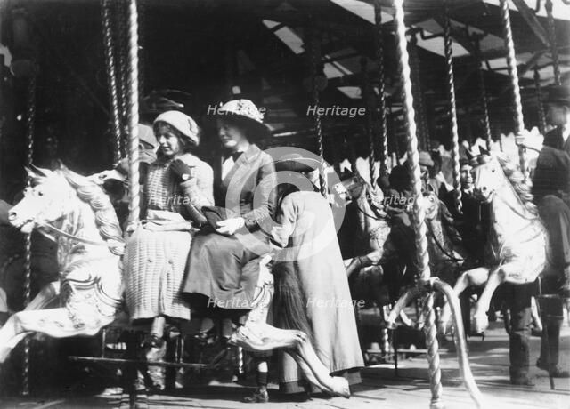 Goose Fair, Market Place, Nottingham, Nottinghamshire, 1908. Artist: Unknown