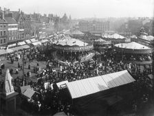 Goose Fair, Market Place, Nottingham, Nottinghamshire, 1908. Creator: Henson & Co