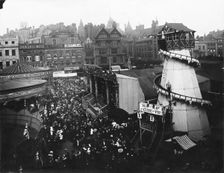 Goose Fair, Market Place, Nottingham, Nottinghamshire, 1910. Creator: Henson & Co