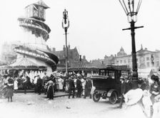 Goose Fair, Market Place, Nottingham, Nottinghamshire, 1910(?). Creator: Unknown