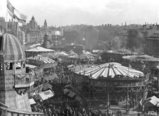 Goose Fair, Market Place, Nottingham, Nottinghamshire, 1926. Creator: Henson & Co