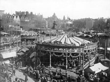 Goose Fair, Market Place, Nottingham, Nottinghamshire, 1926. Creator: Henson & Co
