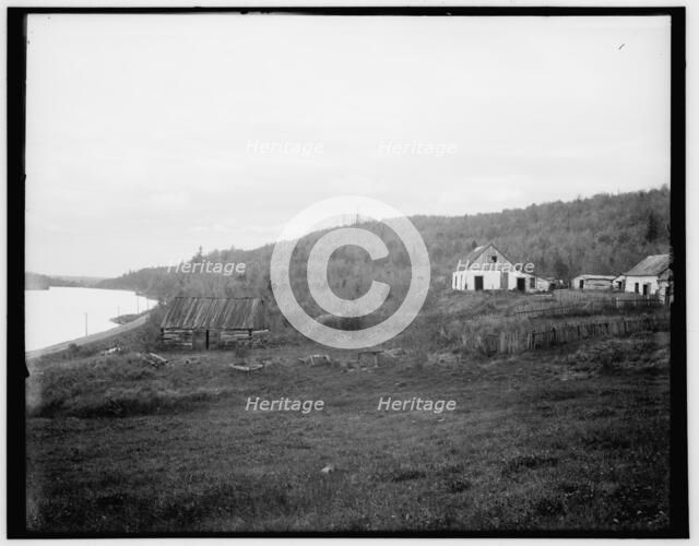 Goose Lake, Michigan, near Negaunee, c1898. Creator: Unknown.