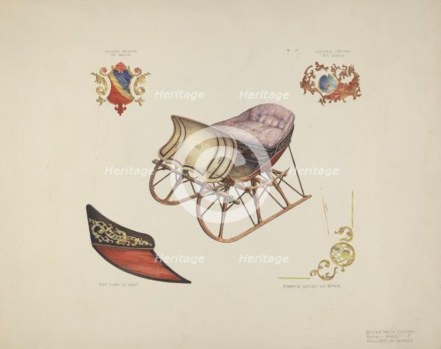 Goose Neck Cutter, 1935/1942. Creator: Rolland Ayres.