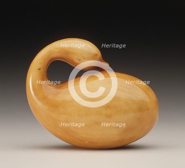 Gooseneck Gourd, Mid-19th century. Creator: Ohara Mitsuhiro.