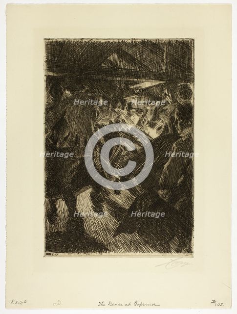 Gopsmor Cottage, 1917. Creator: Anders Leonard Zorn.