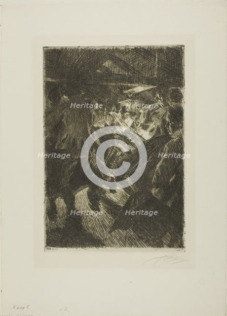 Gopsmor Cottage, 1917. Creator: Anders Leonard Zorn.