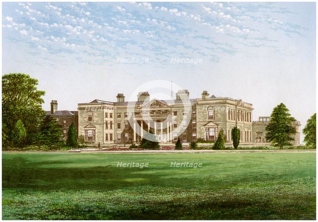 Gopsal Hall, Leicestershire, home of Lord Howe, c1880. Artist: Unknown