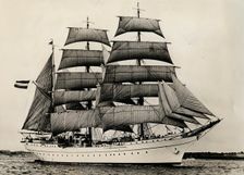 Gorch Fock for the first time under full sail, 1933. Creator: Unknown