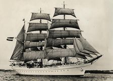 Gorch Fock for the first time under full sail, 1933