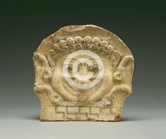 Gorgon Head Antefix, about 500 BC. Creator: Unknown.