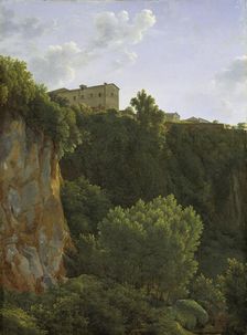 Gorge at Cività Castellana, 1787. Creator: Jean Joseph Xavier Bidauld
