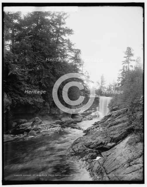 Gorge at Belden's Falls, Green Mountains, between 1900 and 1906. Creator: Unknown.