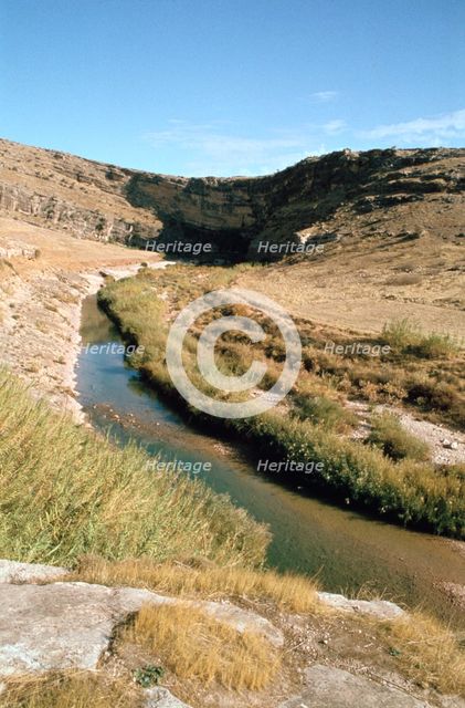 Gorge, Bavian, Iraq, 1977. Creator: Vivienne Sharp.