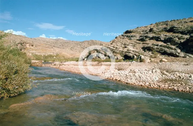 Gorge, Bavian, Iraq, 1977. Creator: Vivienne Sharp.