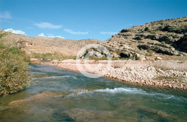 Gorge, Bavian, Iraq, 1977. Creator: Vivienne Sharp.