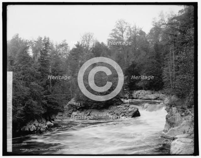 Gorge below Belden's Falls, Green Mountains, between 1900 and 1906. Creator: Unknown.