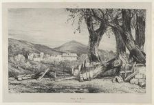 Gorge de Royat, 1831. Creator: Godefroy Engelmann
