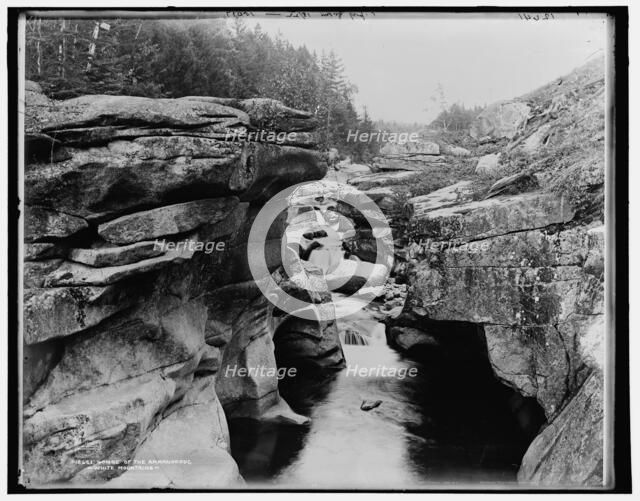 Gorge of the Ammonoosuc, White Mountains, c1900. Creator: Unknown.