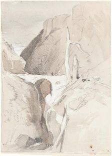 Gorge with Tree Stumps. Creator: John Sell Cotman