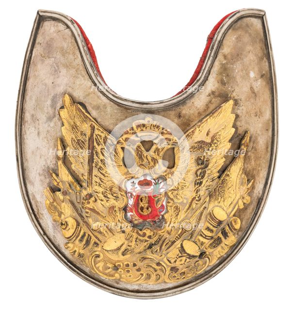 Gorget of a Grenadier Officer of the Cadet Corps, 1735-1762.