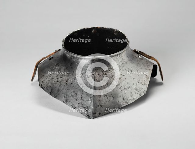Gorget for Composite Boy's Armor for Foot Tournament at the Barriers, Augsburg, c. 1600. Creator: Unknown.