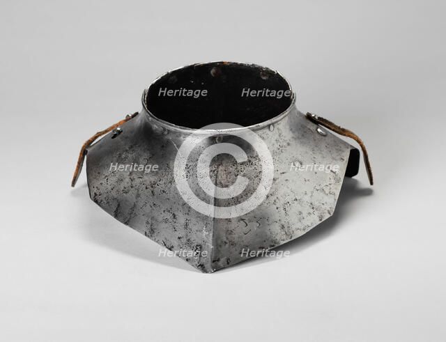 Gorget for Composite Boy's Armor for Foot Tournament at the Barriers, Augsburg, c. 1600. Creator: Unknown.