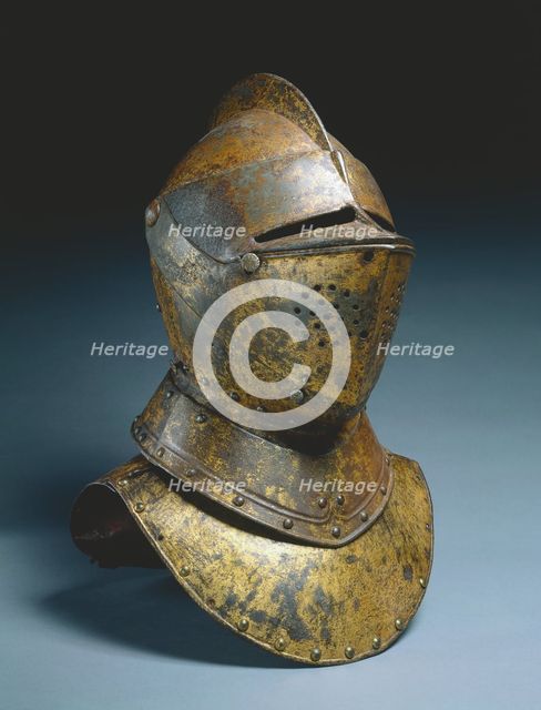 Gorget (from a funerary achievement?), c.1590-1625. Creator: Unknown.