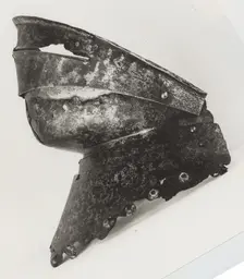 Gorget Plate for Bevor, Spain, c. 1500. Creator: Unknown