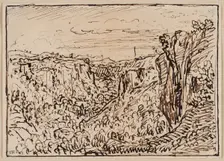 Gorges du Lizon. Creator: Theodore Rousseau