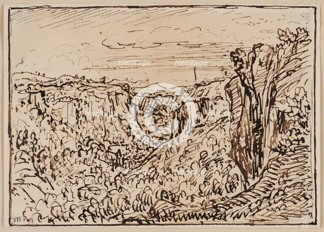 Gorges du Lizon. Creator: Theodore Rousseau.