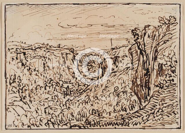 Gorges du Lizon. Creator: Theodore Rousseau.