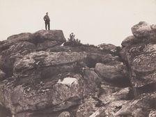 Gorges de Franchard - Forêt de Fontainebleau (Franchard Gorges ? Fontainebleau Forest)..., 1863. Creator: Eugène Cuvelier