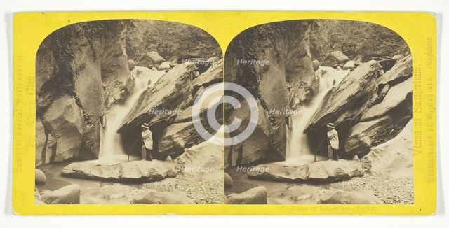 Gorges de Sallanches, Savoie, 1850/96. Creator: William England.